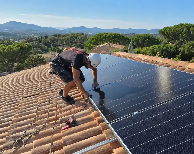 Installateur panneaux solaires Villemain — pose photovoltaïque sur toiture
